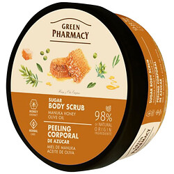 Сахарный скраб д/тела Green Pharmacy "Мед манука и оливковое масло", 200мл