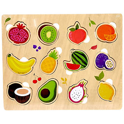 Вкладыши деревянные "ФРУКТЫ", 22,5х18 см, Mic