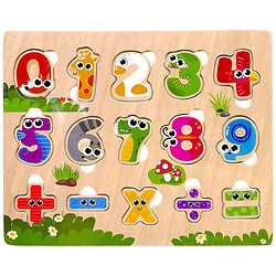 Вкладыши деревянные "Цифры", 22,5х18 см, Mic