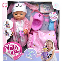 Интерактивный пупс, закрывает глаза, пьет из бутылки, ходит на горшок, аксессуары, высота 45 см, в коробке, Mic