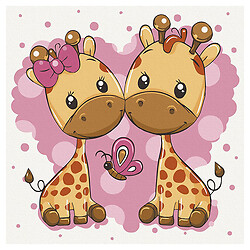 Картина за номерами "Жирафіки", 30х30 см, Art Craft