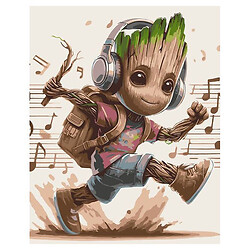 Картина за номерами "Музичний Грут", 40х50 см, Art Craft