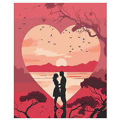 Картина по номерам "Силуэт любви", 40x50 см, Art Craft