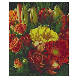 Картина по номерам "Экспрессивный букет", 40х50 см, Art Craft