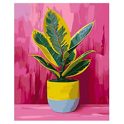 Картина за номерами "Яскравий фікус", 40х50 см, Origami