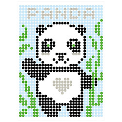 Картина за номерами з наклейками "Панда"