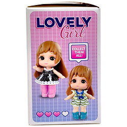 Кукла-сюрприз "Lovely Girl", 7 см, имитация стеклянных глаз, аксессуары, микс видов, Mic