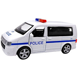 Машина "Полиция", металлическая инерционная, озвученная со светом, Mic