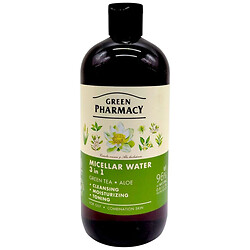 Мицеллярная вода Green Pharmacy "Зеленый чай и алоэ", 3в1, 500 мл