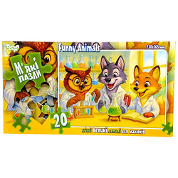 Мягкие пазлы "ЛАБОРАТОРИЯ", 20 элементов, Dankotoys