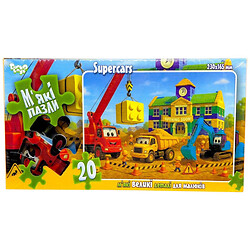 Мягкие пазлы "СТРОИТЕЛЬСТВО", 20 элементов, Dankotoys