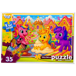 Мягкие пазлы "Сладкий город", 35 элементов, Dankotoys