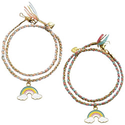 Набір для виготовлення браслетів дружби "Райдуга Куміхімо", Djeco