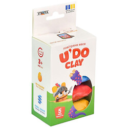 Набор для творчества "UʼDO Clay. Рыцарь", 5 шт, брикет 10 г, Strateg