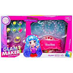 Набор украшений, инструмент для причесок, стразы, блестки, резинки для волос, украшения, в коробке, Mic