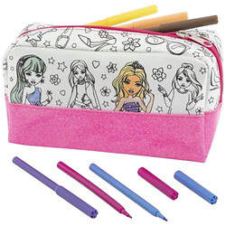 Пенал-раскраска с фломастерами, Besties