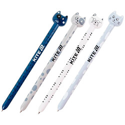 Ручка шариковая автоматическая "Funny cat", Kite