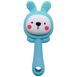 Силиконовый прорезыватель-погремушка "Зайка", Mega Zayka