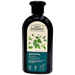 Шампунь "Green Pharmacy, Крапива и репейное масло", для нормальных волос, 350 мл