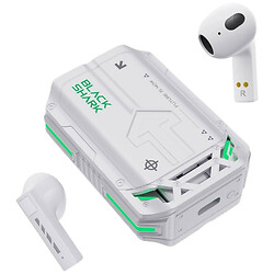 Bluetooth-гарнитура Black Shark T11, С микрофоном, Стерео, Белый