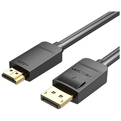 Кабель Vention HADBH, HDMI, DisplayPort, 2.0 м., Черный
