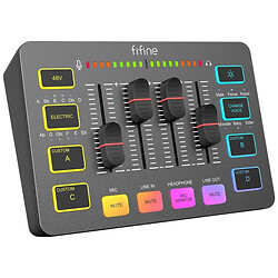 Мікшерний пульт Fifine SC3, Чорний