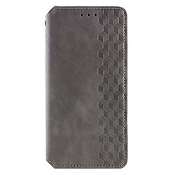 Чохол (книжка) Samsung Galaxy A57 5G, GETMAN Cubic, Сірий