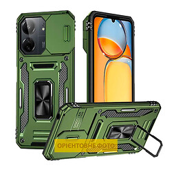 Чехол (накладка) Xiaomi Redmi 15, Epik Camshield Army Ring, Army Green, Оливковый