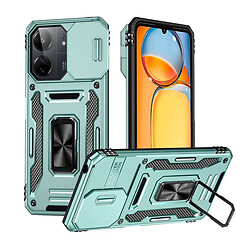 Чехол (накладка) Xiaomi Poco C85 / Redmi 15C, Epik Camshield Army Ring, Light Green, Зеленый