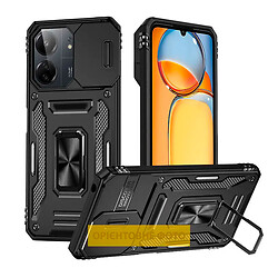 Чехол (накладка) Xiaomi Poco C85 / Redmi 15C, Epik Camshield Army Ring, Черный