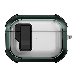 Чехол (накладка) Apple AirPods Pro 3, Epik Locking Button, Apple Green, Зеленый