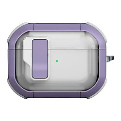 Чохол (накладка) Apple AirPods Pro 3, Epik Locking Button, Light Purple, Фіолетовий