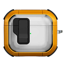 Чехол (накладка) Apple AirPods Pro 3, Epik Locking Button, Желтый