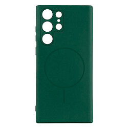 Чехол (накладка) Samsung Galaxy S26 Ultra, Air Beats, MagSafe, Dark Green, Зеленый
