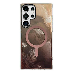 Чохол (накладка) Samsung Galaxy S26 Ultra, Shiny Mountain, MagSafe, Шоколадний