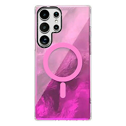 Чохол (накладка) Samsung Galaxy S26 Ultra, Shiny Mountain, MagSafe, Рожевий