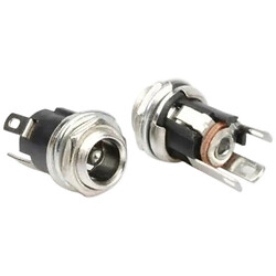 Разъем питания на корпус 5,5x2,1, DC-025M