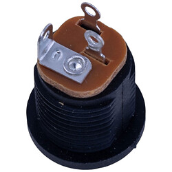 Роз'єм живлення на корпус 5,5x2,1мм, DC-022B, Чорний