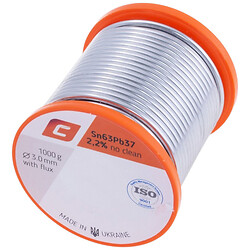 Проволочный припой Sn63Pb37, 1000 гр.