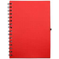 Блокнот А5 на спіралі з однотонною кольоровою обкладинкою