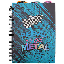 Блокнот А5 на спіралі з принтом "Авто", 120 аркушів