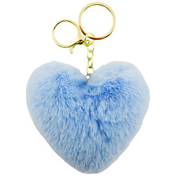 Брелок для ключів "Пухнасте серце", мікс