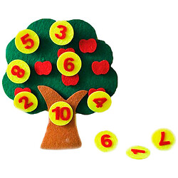 Гра розвиваюча фетр "Дерево з цифрами"