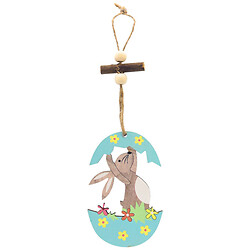 Декор великодній дерев'яний підвісний "Зайчик"