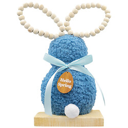 Декор великодній на дерев'яній підставці "Зайчик"