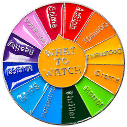 Значок на рюкзак металевий круглий