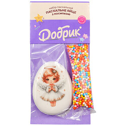 Набір декору кондитерського пасхального Добрик "Велике яйце", з посипкою, в асортименті