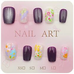 Набір нігтів накладних з дизайном, 10 шт