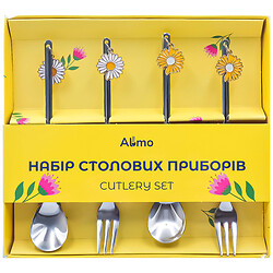 Набор столовых приборов Almo: ложки, вилки, 4 шт.