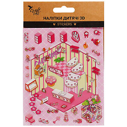 Наклейки детские 3D "Обустрой помещение", Craft Time